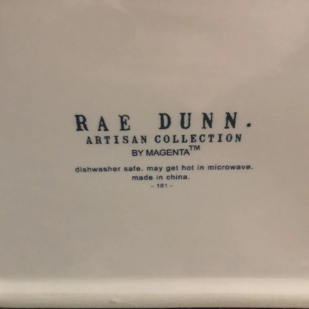 Rae Dunn DELISH ceramic food storage container